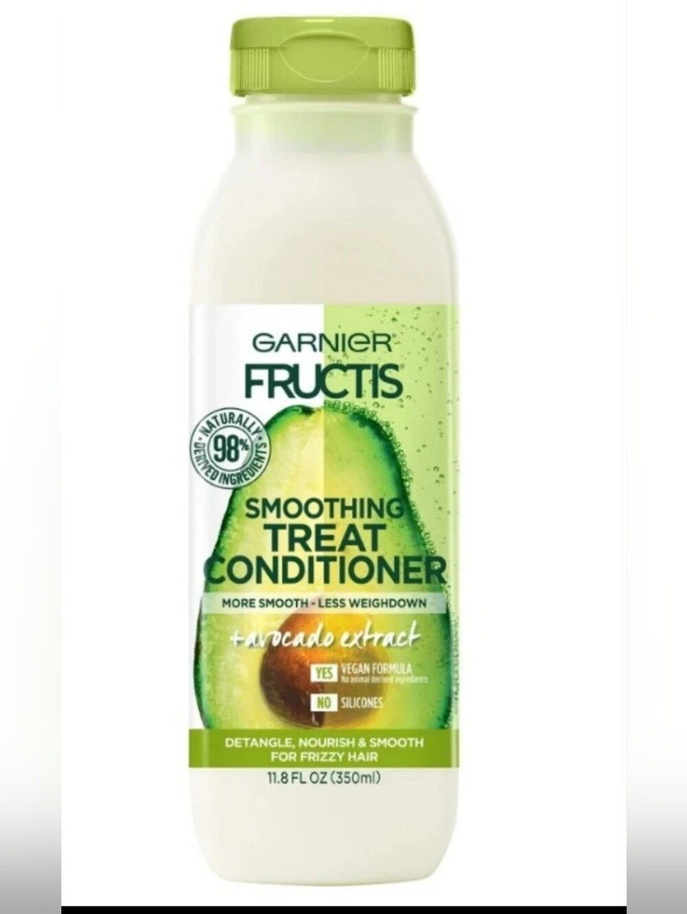 Garnier Fructis Smoothing Treat Conditioner Frizzy Hair, Avocado Extract